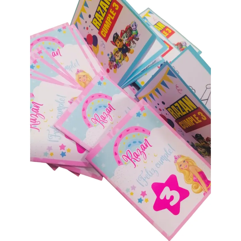 Libros para colorear personalizados