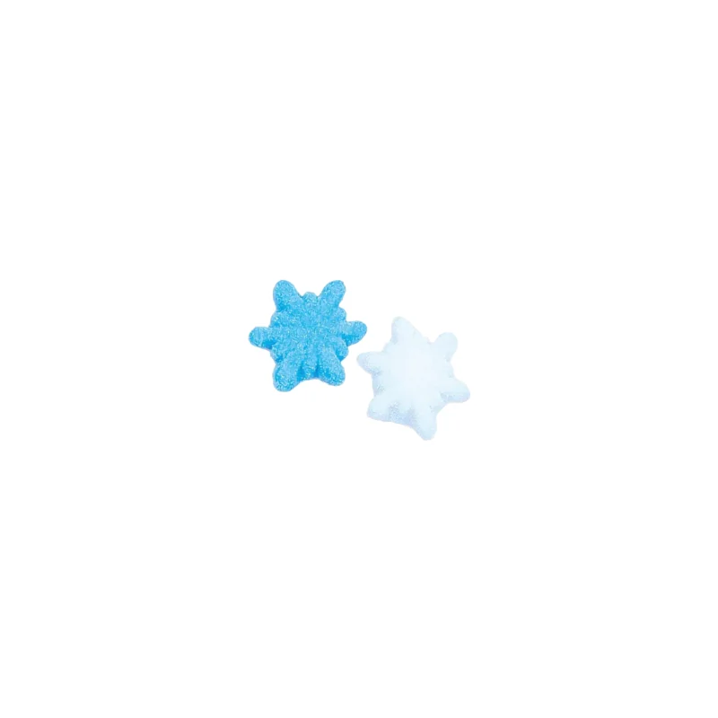 Gominola con forma de copo de nieve